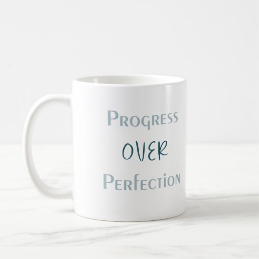 Mug Let Growth Happen Naturally Simple Daily Quote (Gauche)