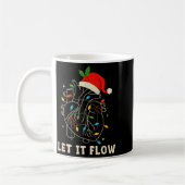 Mug Let It Flow Funny Anatomical Heart Christmas, Medi (Gauche)