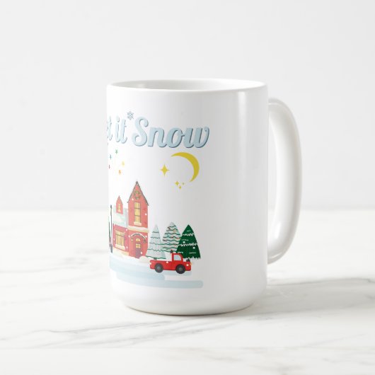 Mug Let It Snow (Devant droit)