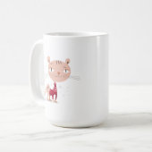Mug Let It Snow - Chat mignon en Sweat d'hiver (Devant gauche)