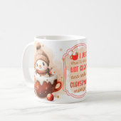 Mug Let It Snow! | Cheerful Snowman Winter Wonderland (Devant gauche)