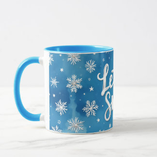 Mug Let It Snow, Christmas, Author Natasha Us  