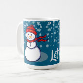Mug Let it snow snowman (Devant gauche)