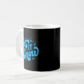 Mug Let It Snow Winter Design T Shirt (Devant gauche)
