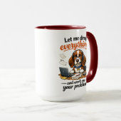 Mug Let Me Drop Everything dog (Devant droit)