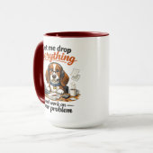 Mug Let Me Drop Everything dog (Devant gauche)
