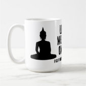 Mug Let Me Meditate On That After My Coffee Buddhist (Gauche)