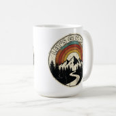 Mug Let’s Get Lost Retro Mountain Adventure Outdoor (Devant droit)