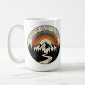 Mug Let’s Get Lost Retro Mountain Adventure Outdoor (Gauche)