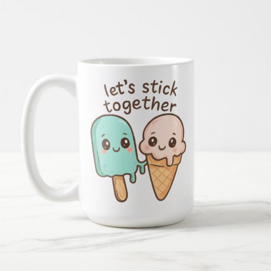 Mug Let’s Stick Together (Gauche)