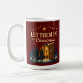 Mug Let Them In for Christmas Design (Gauche)