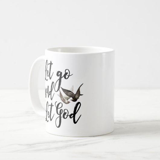 Mug Let vont laisser la citation d'écriture sainte de (Devant gauche)