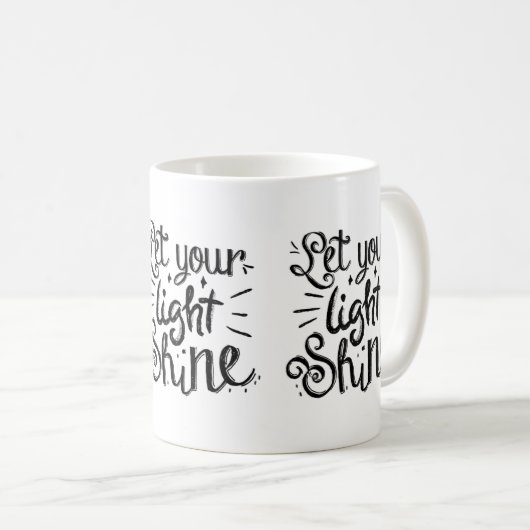 Mug Let Your Light Shine (Devant droit)