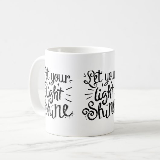 Mug Let Your Light Shine (Devant gauche)