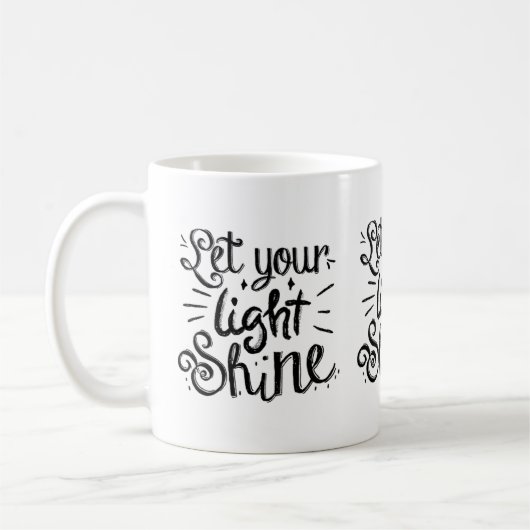 Mug Let Your Light Shine (Gauche)