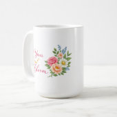 Mug Let Your Soul Bloom – Minimalist White Inspiration (Devant gauche)