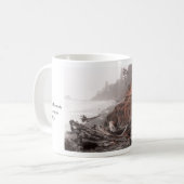 Mug L'état de Washington Brumeux Shoreline (Devant gauche)