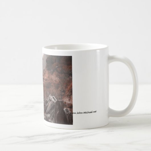Mug L'état de Washington Brumeux Shoreline (Droite)