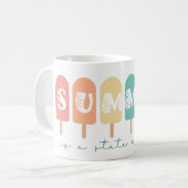 Mug L'été est un état d'esprit - Crème glacée Popsicle (Devant gauche)