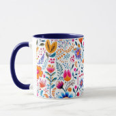 Mug L'été fleurit 15 oz (Gauche)