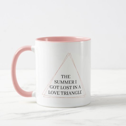 Mug L'Été J'Ai Perdu Dans Un Triangle Amoureux TSITP (Gauche)