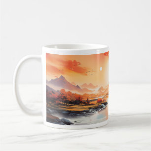 Mug L'Été, La Rivière Et Le Soleil Le Matin