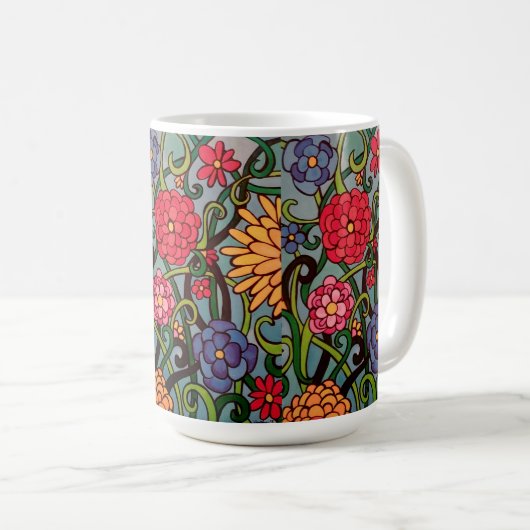 Mug L'été s'épanouit (Devant droit)