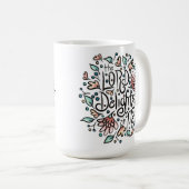 Mug L'Éternel me fait plaisir dans la boue (Devant droit)