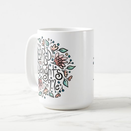 Mug L'Éternel me fait plaisir dans la boue (Devant gauche)