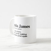 Mug Letitia James Definition - Un brave shero (Devant gauche)
