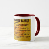 Mug L'étoile a orné la glissière de paillettes de (Devant droit)