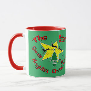 Mug L'étoile brille brillamment ce Noël