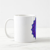 Mug L'étoile Mandala en bleu (Gauche)