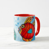 Mug L'étonnante et Extraordinaire boue de poisson vola (Devant droit)