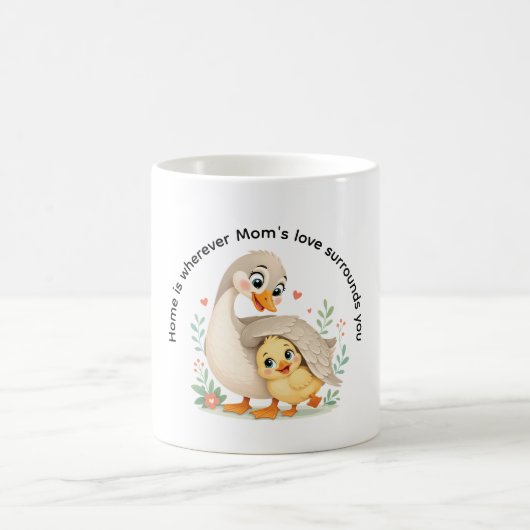 Mug L'étreinte aimante de la mère l'oie (Centre)