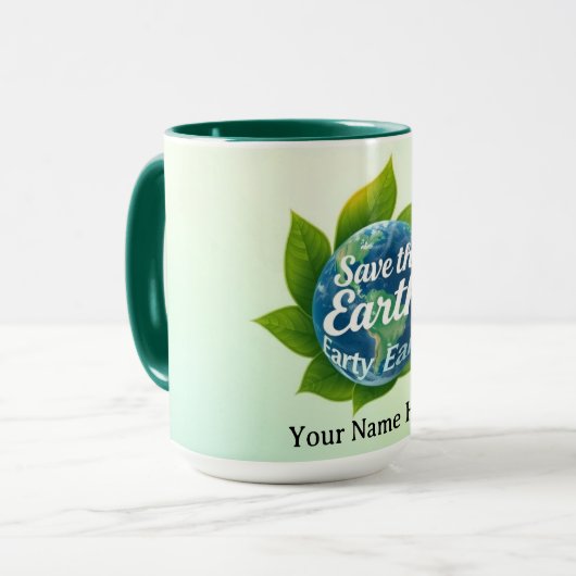 Mug L'étreinte des Éco-Gardiens Terre Céleste (Devant gauche)