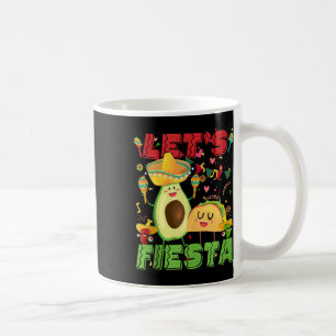 Mug Lets Fiesta Avocado Et Tacos Cinco De Mayo Mexica