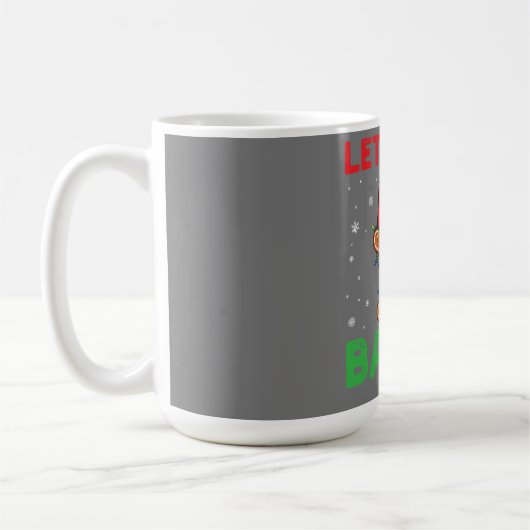 Mug Let's Get Baked Gingerbread Christmas Cookie Bakin (Gauche)