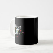 Mug Lets Get Lit Funny Christmas Drinking Apparel Xma (Devant gauche)