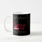 Mug Let's Get Lit Funny Christmas In July Graphic Tank (Gauche)