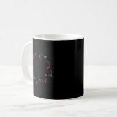 Mug Lets Get Lit Funny Christmas Quote (Devant gauche)