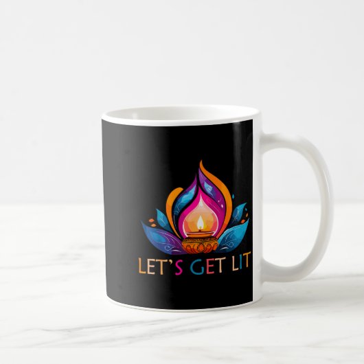 Mug Let's Get Lit Happy Diwali Festival Of Light (Droite)