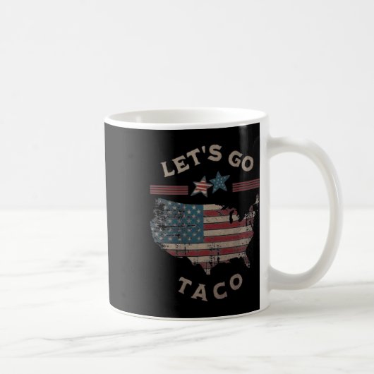 Mug Let's Go Taco Funny Parody  (Droite)