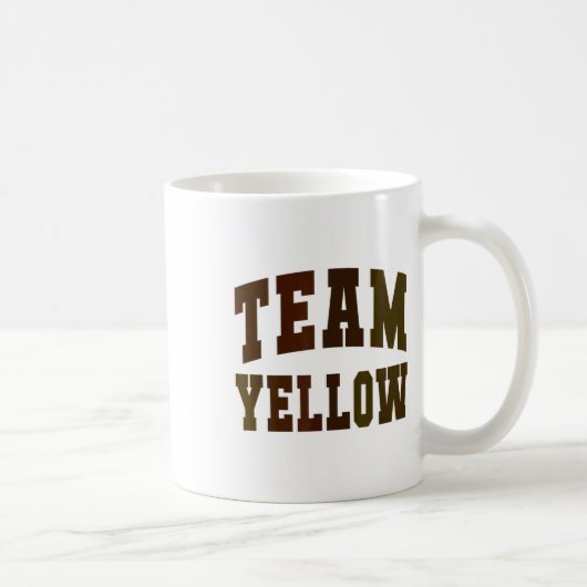Mug Lets Go Team Yellow Summer Camp War Game School Sp (Droite)