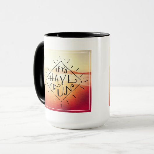 Mug Lets ont l'amusement (Devant gauche)