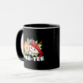 Mug Lets Par Tee Golf Pun - Golf Party (Devant gauche)