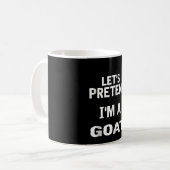Mug Let's Pretend In a Goat Funny Halloween Costume (Devant gauche)