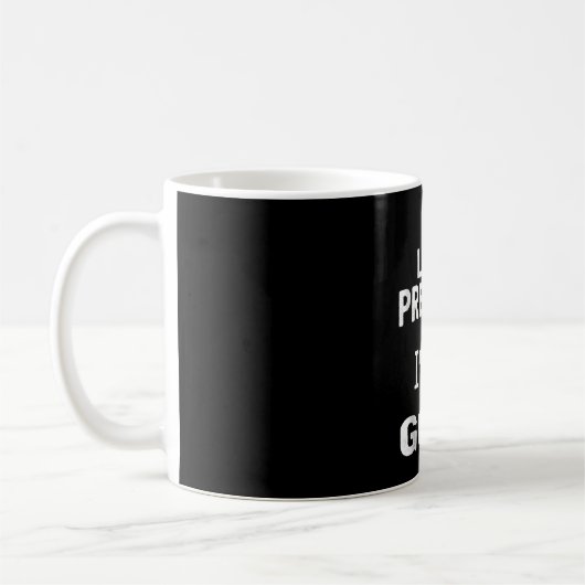 Mug Let's Pretend In a Goat Funny Halloween Costume (Gauche)