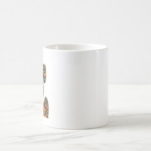 Mug Letter E Thanksgiving style gift  (Centre)