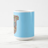 Mug Letter J Thanksgiving style gift (Centre)